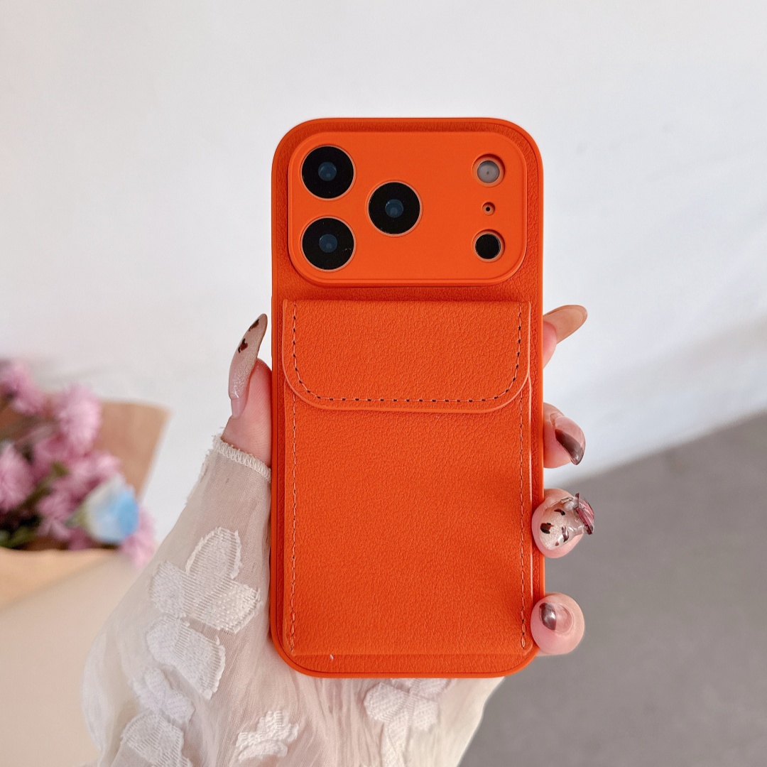 Camera Leather Case - luxury Leather Card Holder Wallet Case