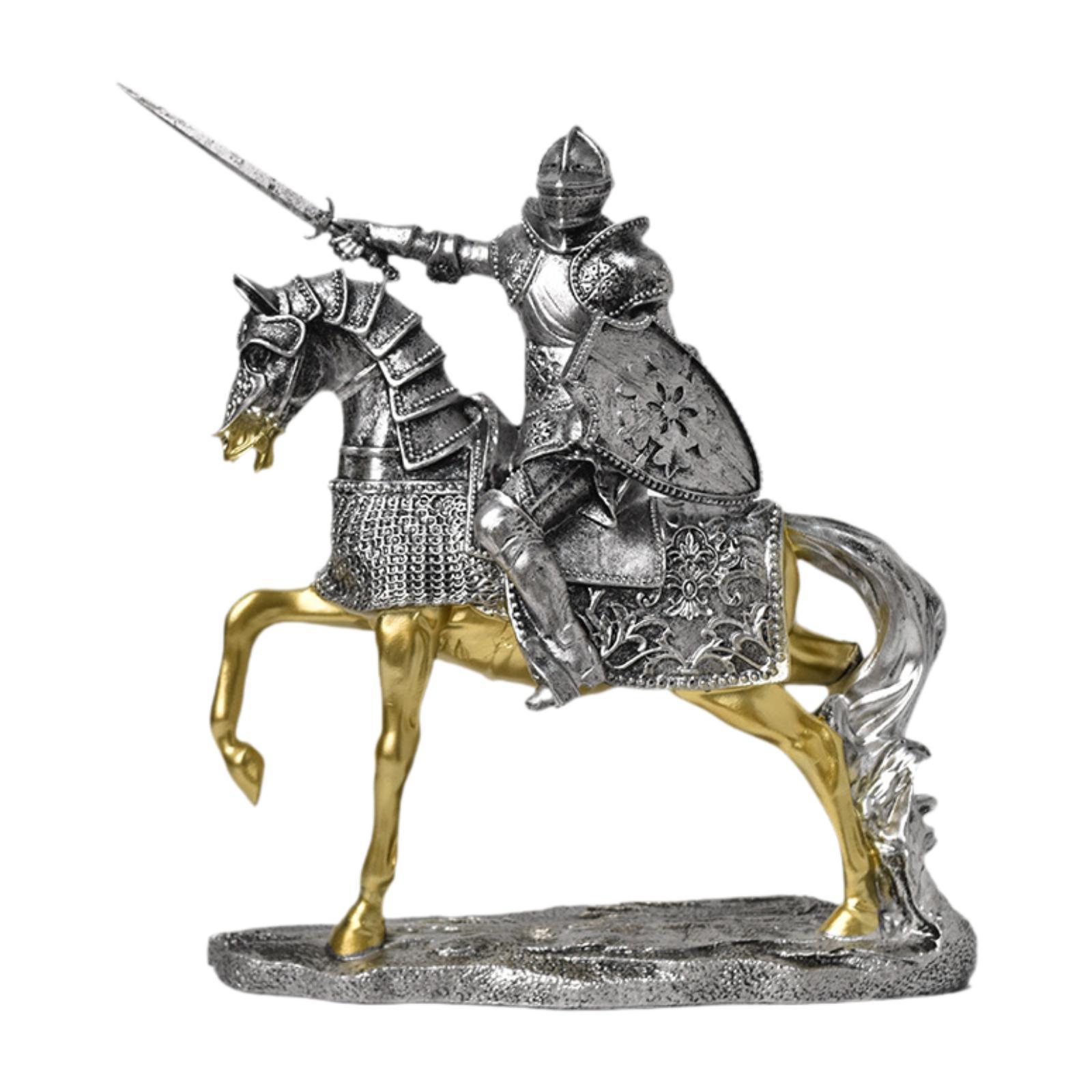 Knight Horse Statue Retro Vint - Vintage Collectible Ornaments ulasan dan harga