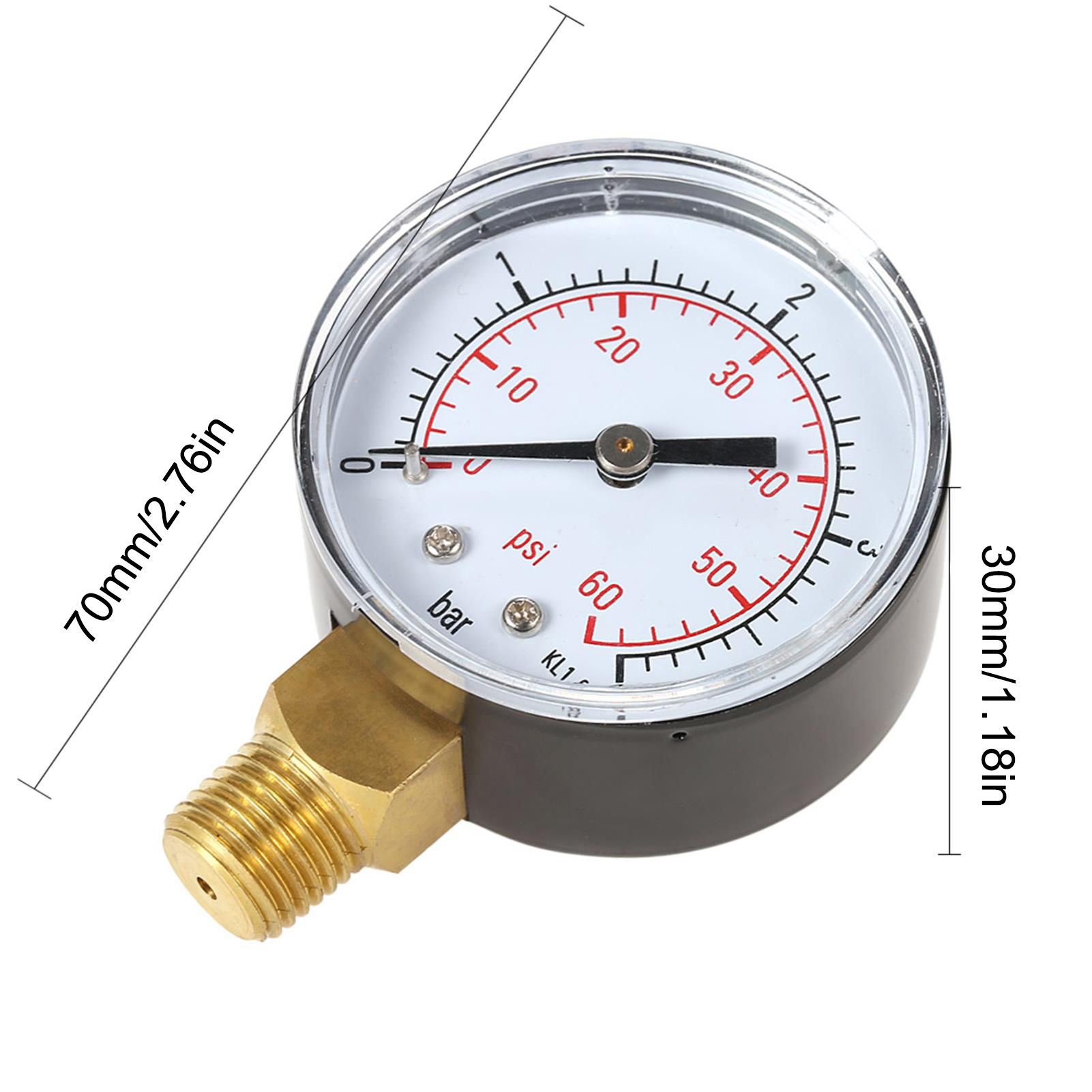 50mm Pool Filter Water Pressur - Analog Meter Gauge ulasan dan harga