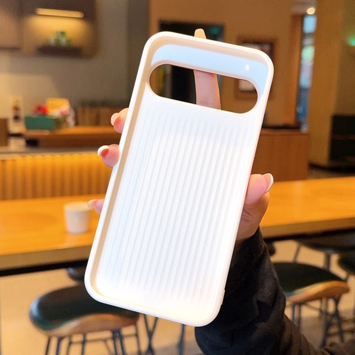 Luxury Wave Texture Leather Ca - Camera Leather Case ulasan dan harga
