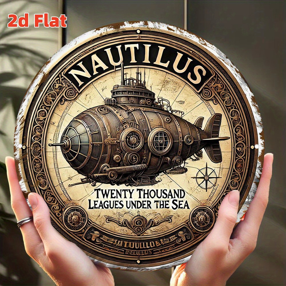 1pc Vintage Nautilus Submarine - Vintage Collectible Tins ulasan dan harga