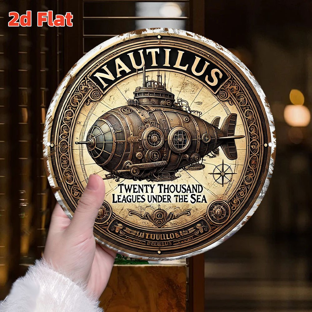 1pc Vintage Nautilus Submarine - Vintage Collectible Tins ulasan dan harga
