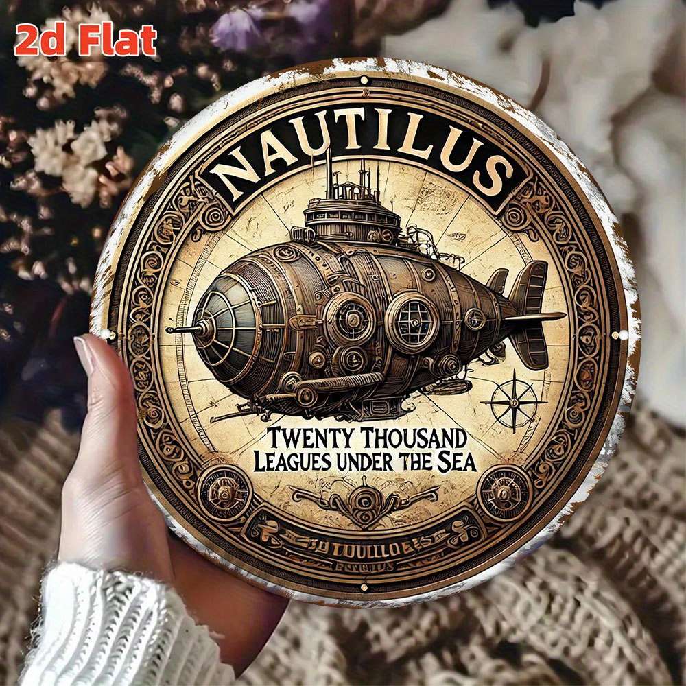 1pc Vintage Nautilus Submarine - Vintage Collectible Tins ulasan dan harga
