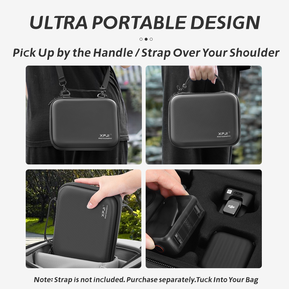 XFJI Storage Bag Case PU Leath - Camera Leather Case ulasan dan harga