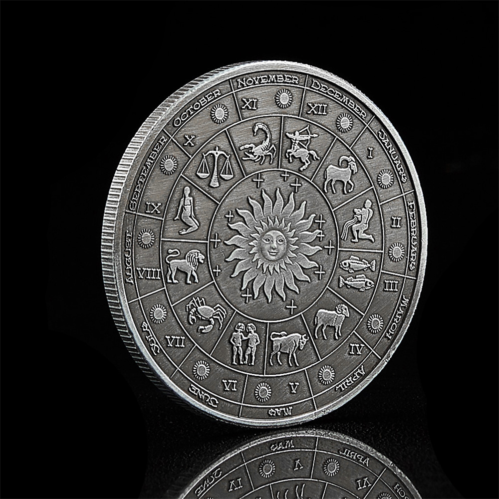 Vintage Western 12 Constellati - Vintage Collectible Coins ulasan dan harga