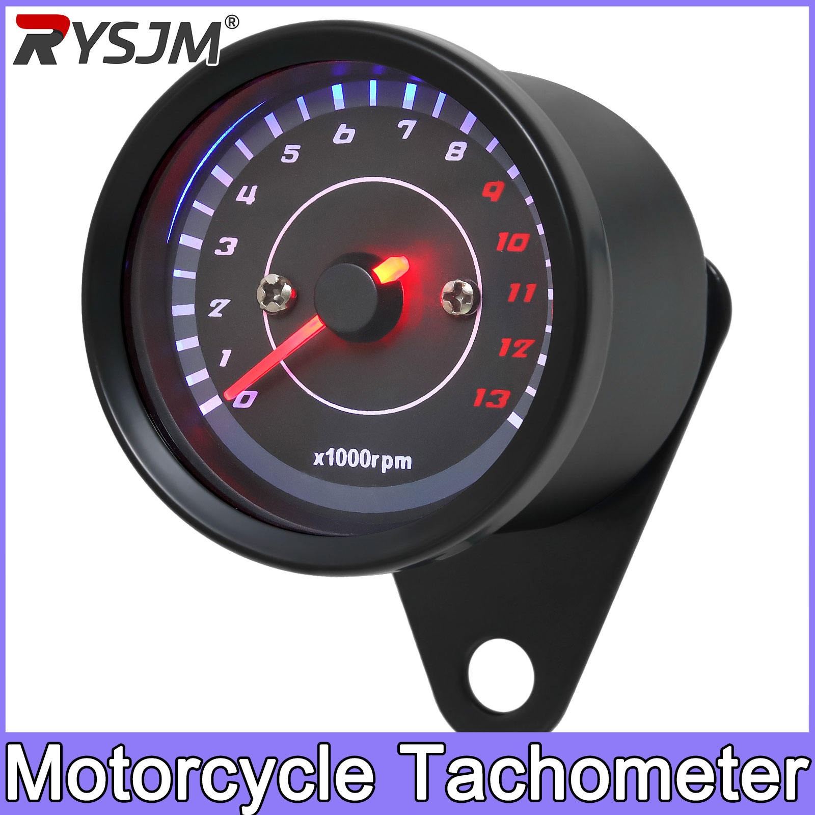 13000 RPM Meter Universal Scoo - Analog Meter Gauge ulasan dan harga