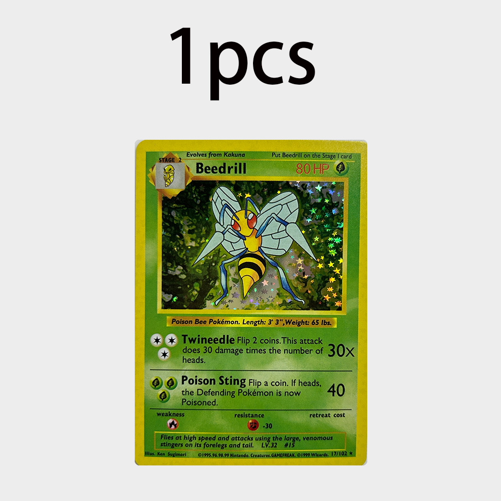 DIY PTCG Collection Card Beedr - Vintage Pokemon Collectible ulasan dan harga
