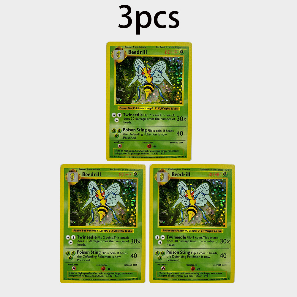 DIY PTCG Collection Card Beedr - Vintage Pokemon Collectible ulasan dan harga