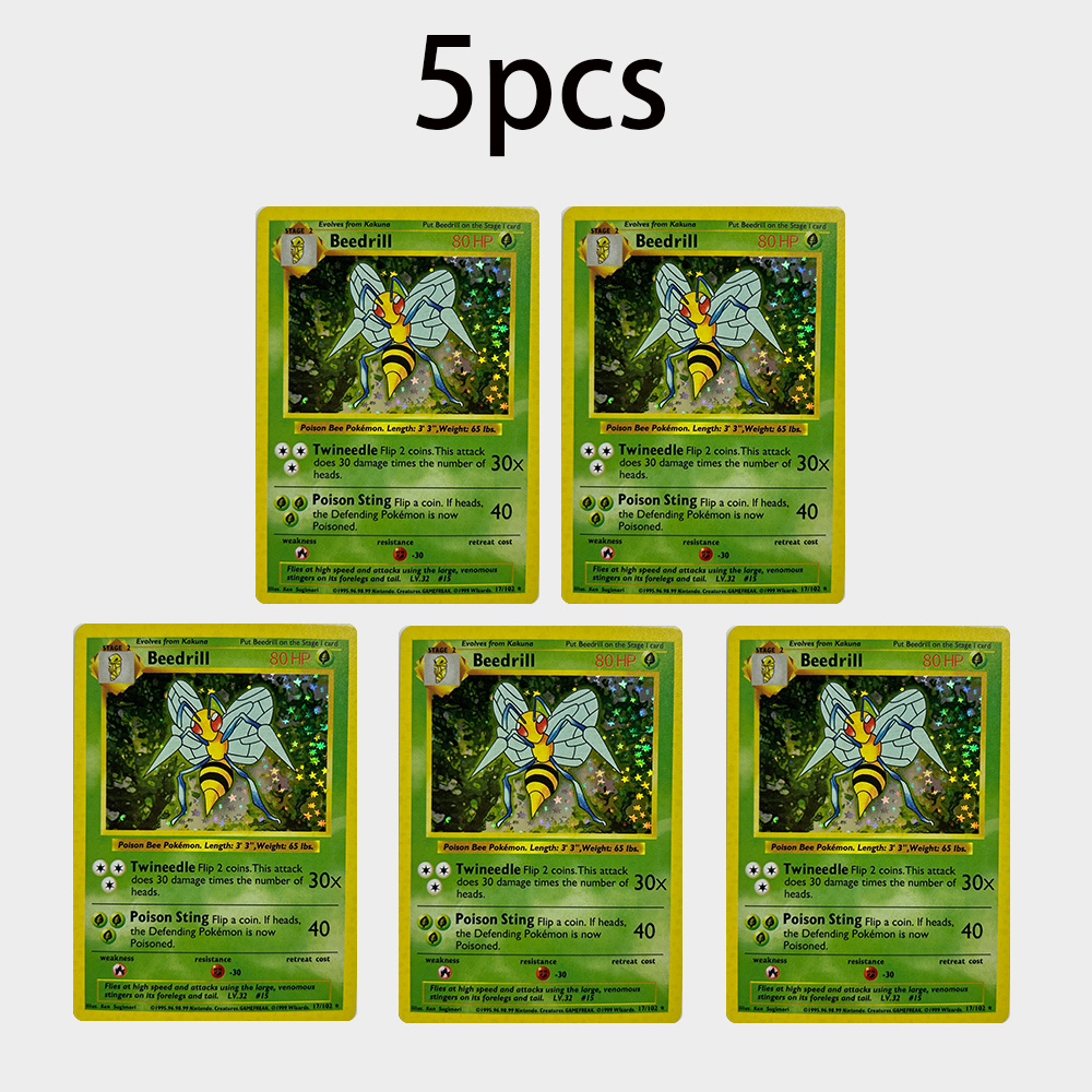 DIY PTCG Collection Card Beedr - Vintage Pokemon Collectible ulasan dan harga