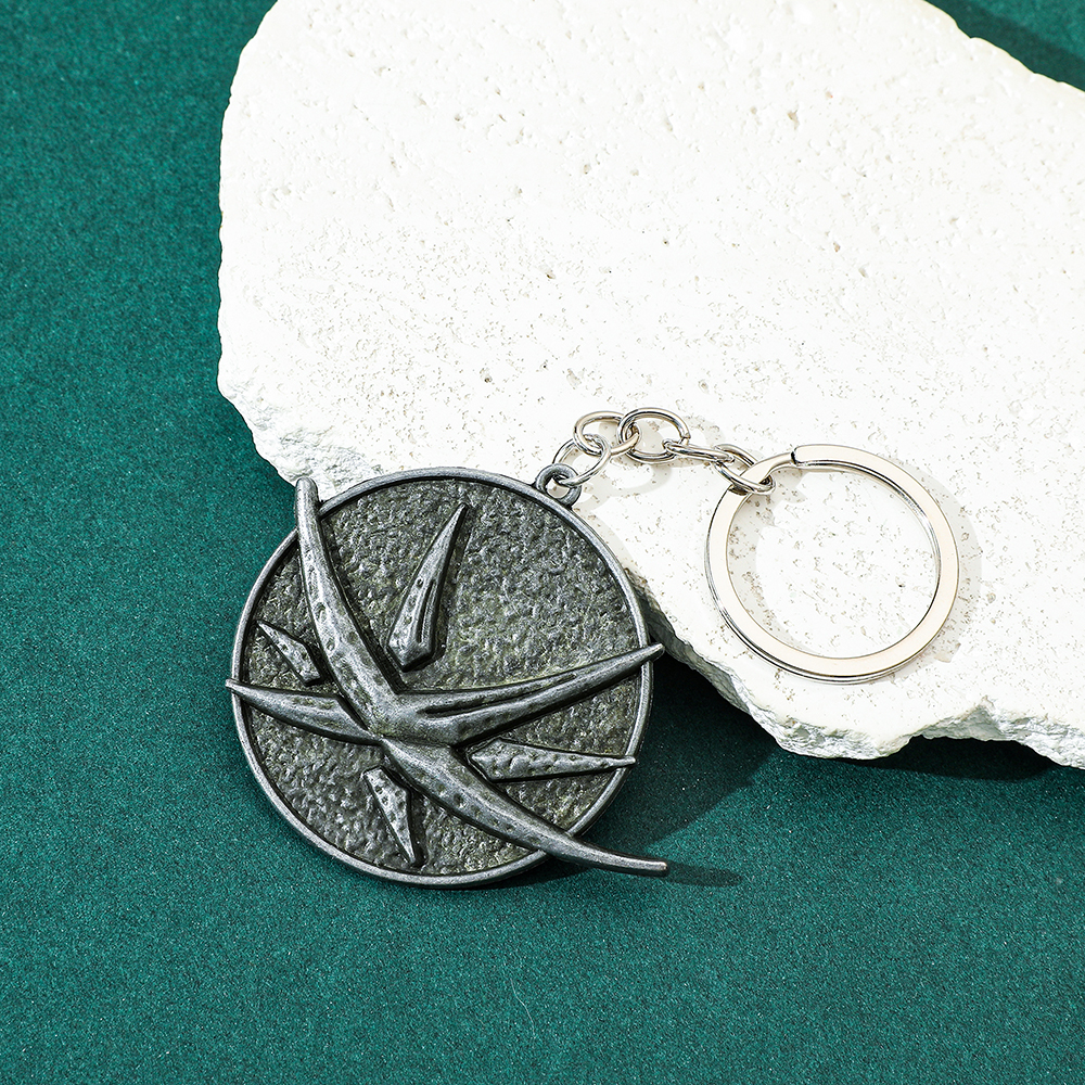 Vintage Wolf Head Keychain Gam - Vintage Necklace ulasan dan harga