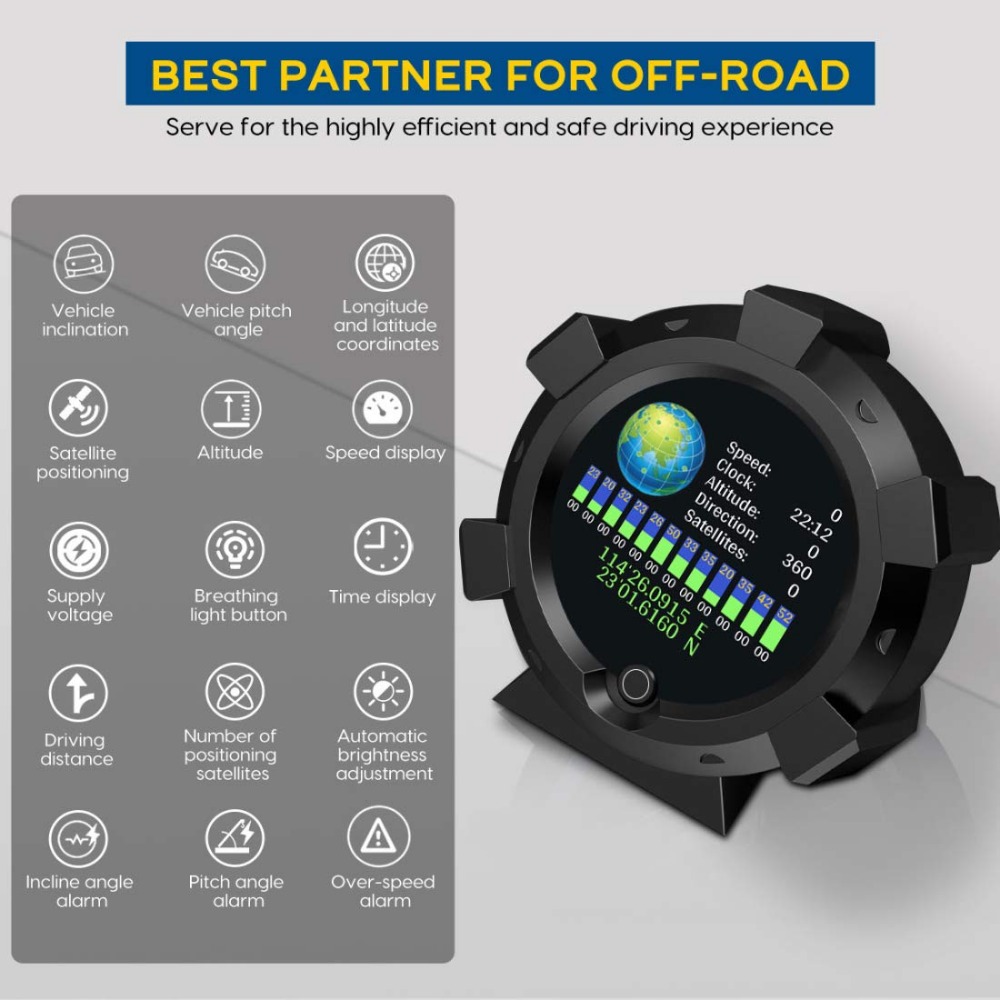 GPS Speedometer MPH Inclinomet - Analog Meter Gauge ulasan dan harga
