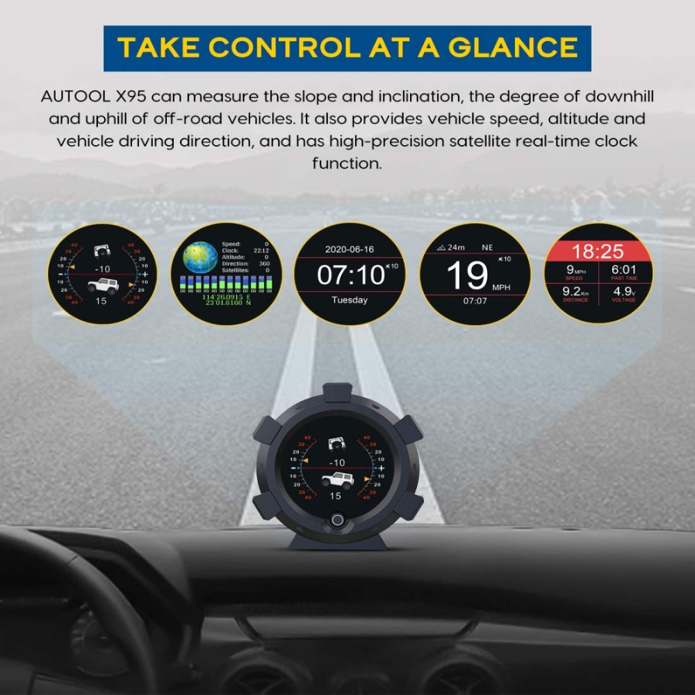 GPS Speedometer MPH Inclinomet - Analog Meter Gauge ulasan dan harga
