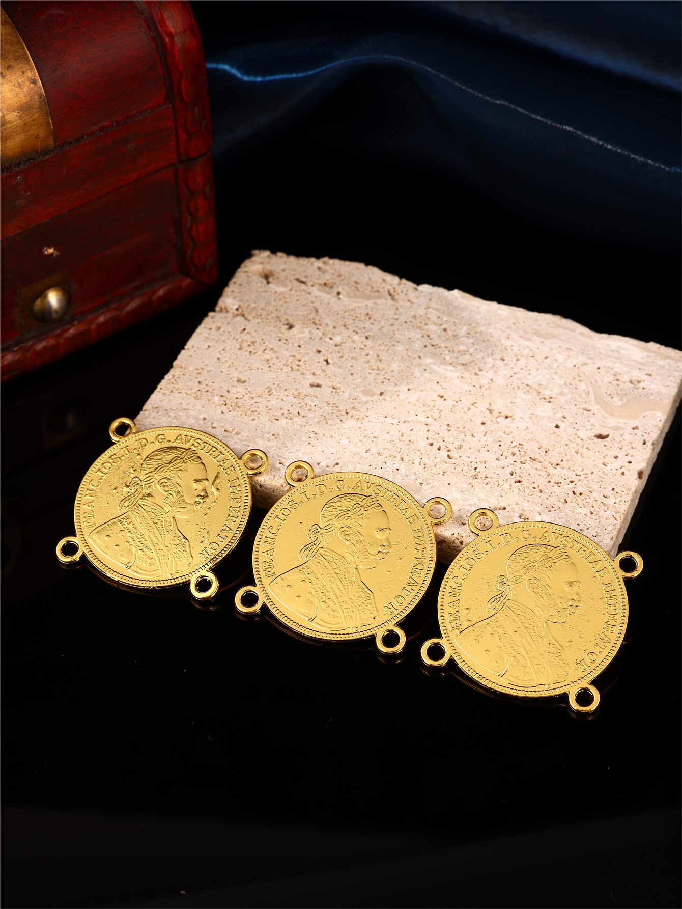 Coin-Shaped Diy Handmade Acces - Vintage Collectible Coins ulasan dan harga