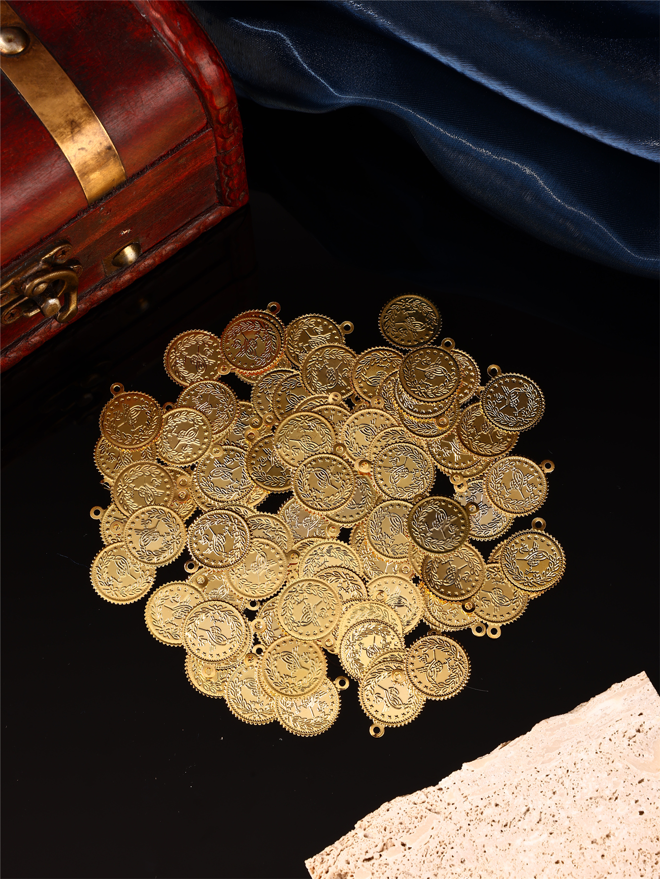 Coin-Shaped Diy Handmade Acces - Vintage Collectible Coins ulasan dan harga