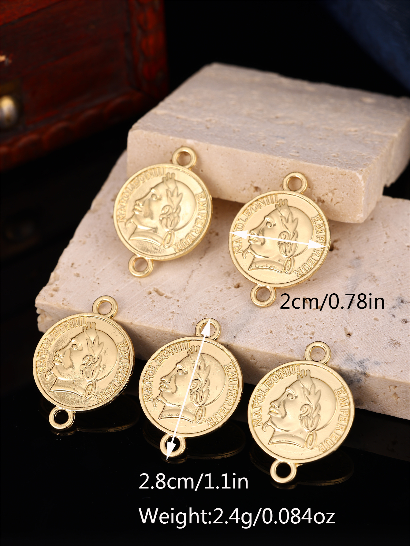 Coin-Shaped DIY Women's Robe A - Vintage Collectible Coins ulasan dan harga