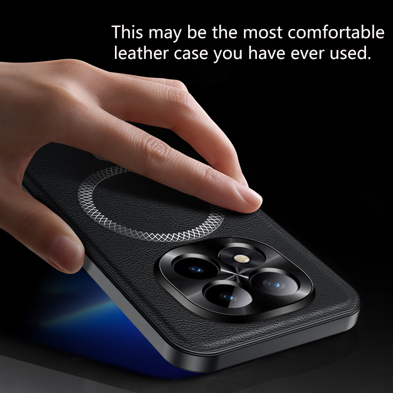 Magnetic Case for Redmi Note 1 - Camera Leather Case ulasan dan harga