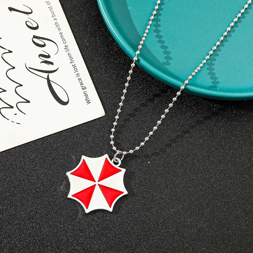 Vintage Fashion Red Umbrella P - Vintage Necklace ulasan dan harga