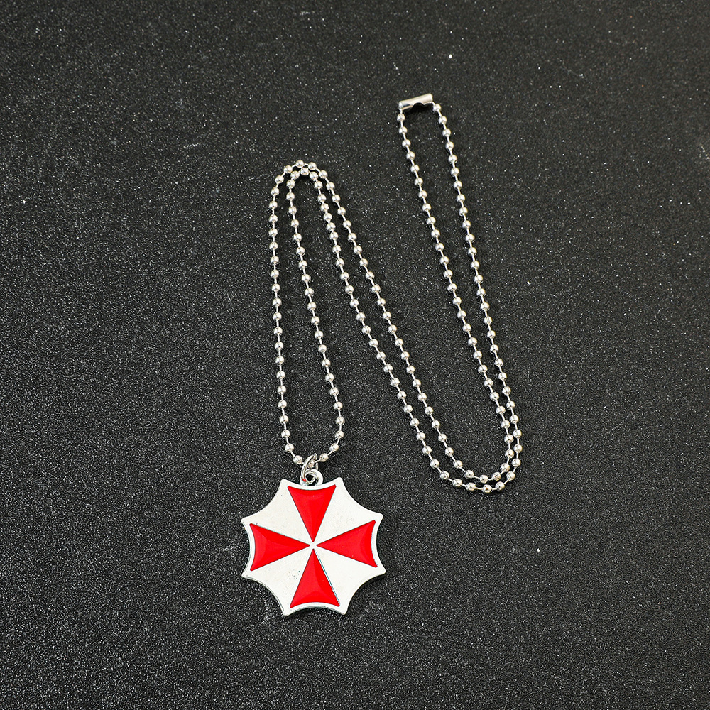 Vintage Fashion Red Umbrella P - Vintage Necklace ulasan dan harga