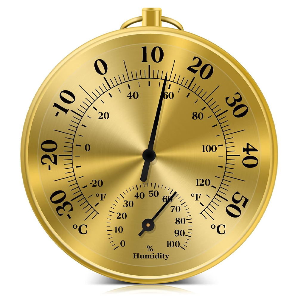 10CM Wall Thermometer Hygromet - Analog Meter Gauge ulasan dan harga