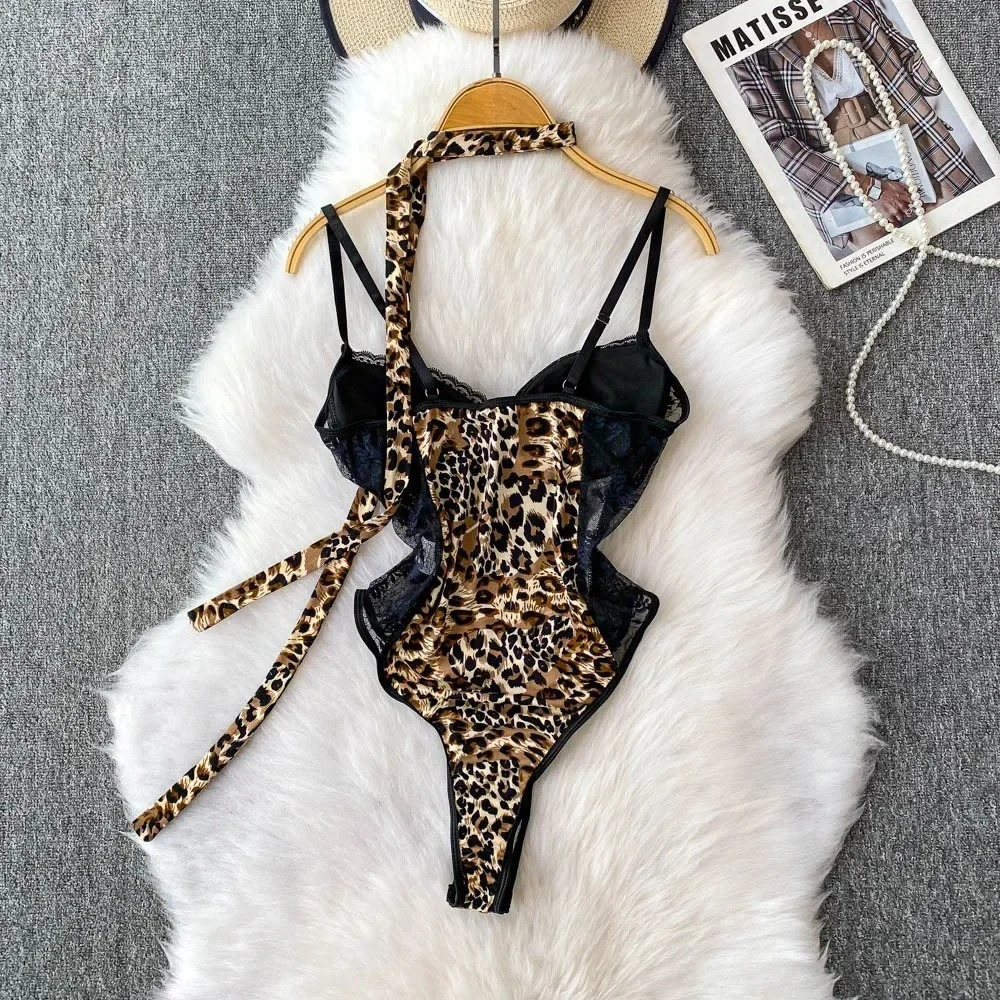 Women Hotsweet V-neck Leopard  - Vintage Necklace ulasan dan harga