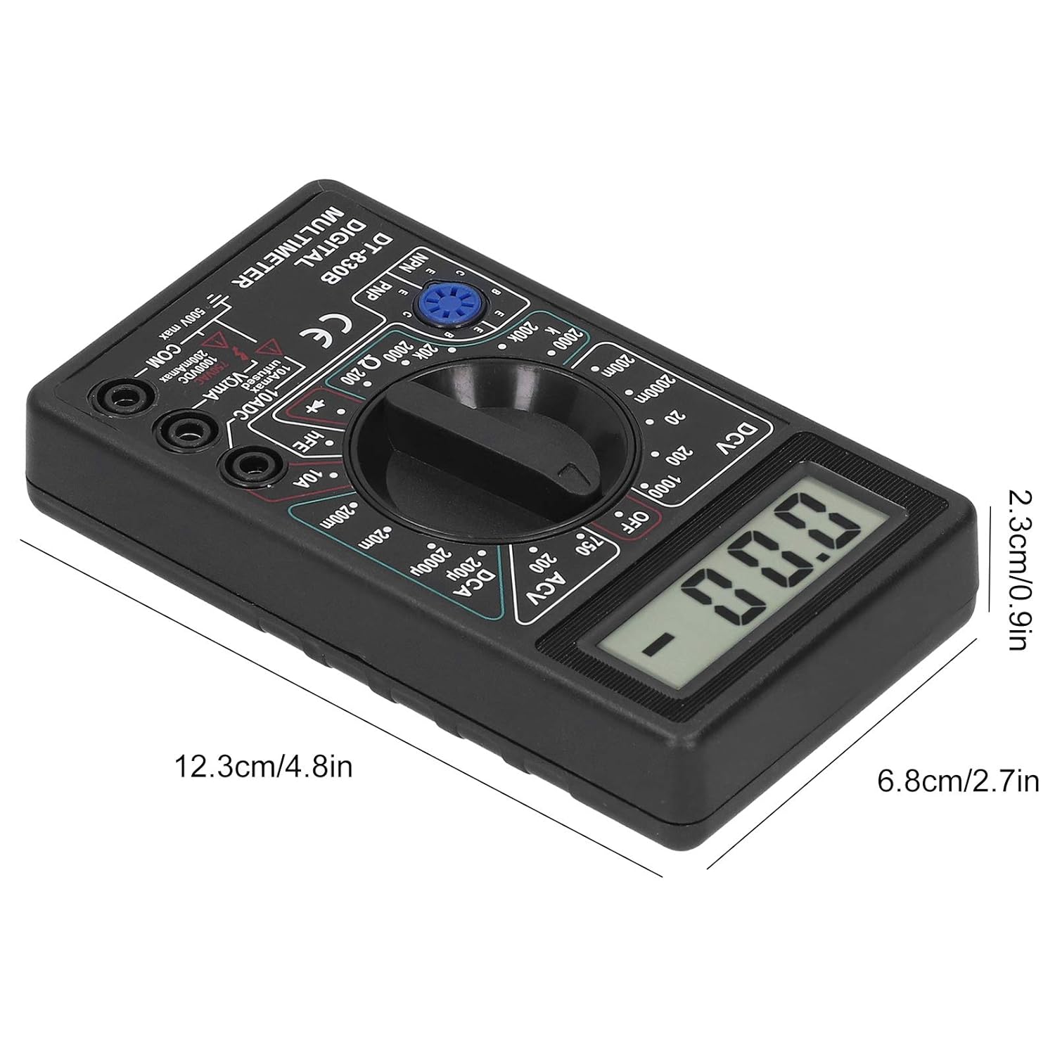 Digital Multimeter Tester, DT8 - Analog Meter Gauge ulasan dan harga