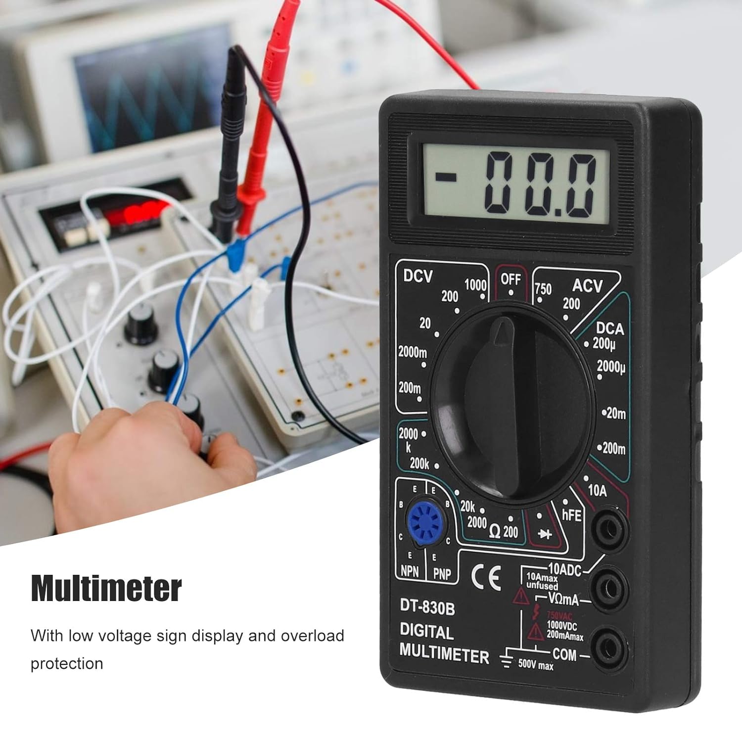Digital Multimeter Tester, DT8 - Analog Meter Gauge ulasan dan harga
