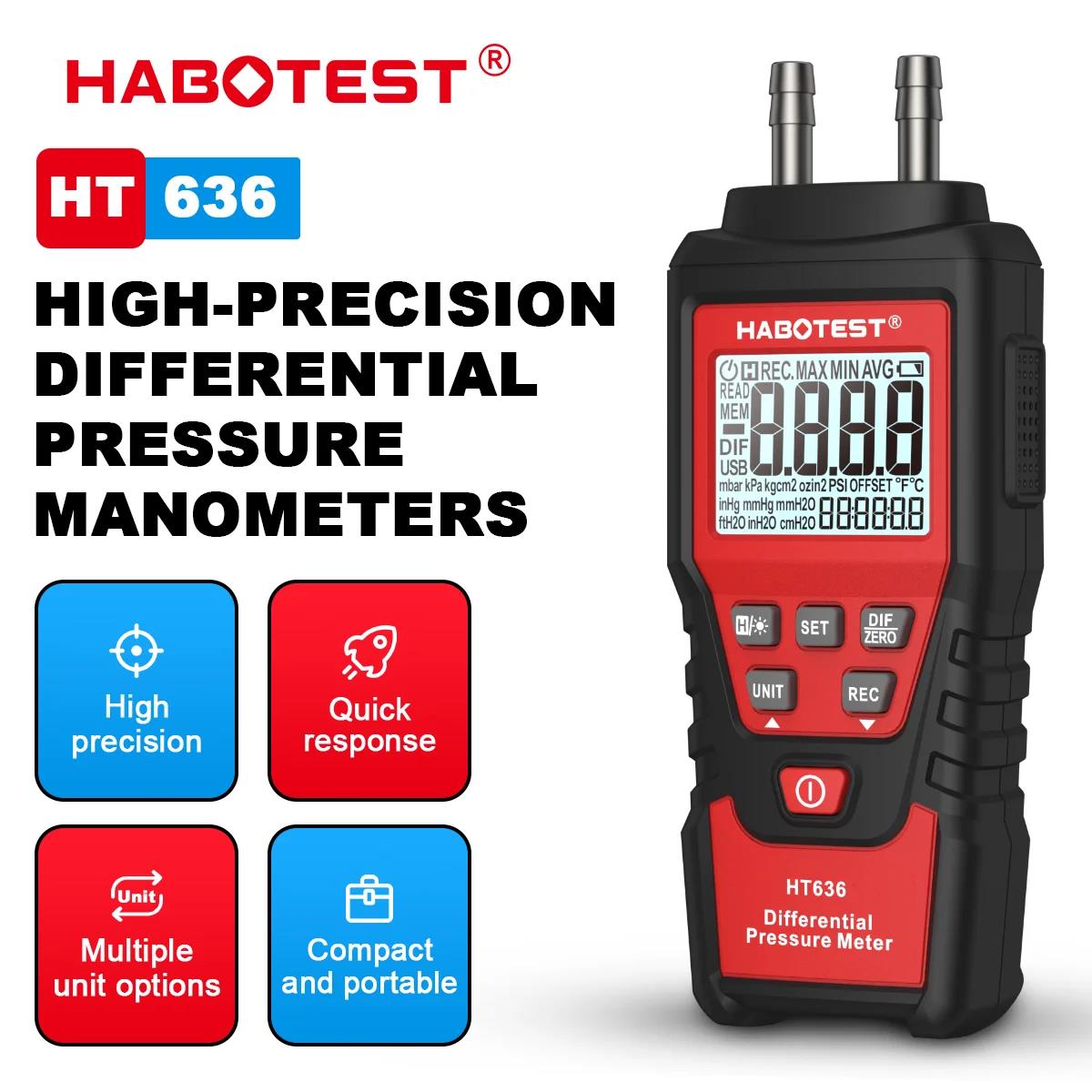 HABOTEST HT636 Digital Pressur - Analog Meter Gauge ulasan dan harga