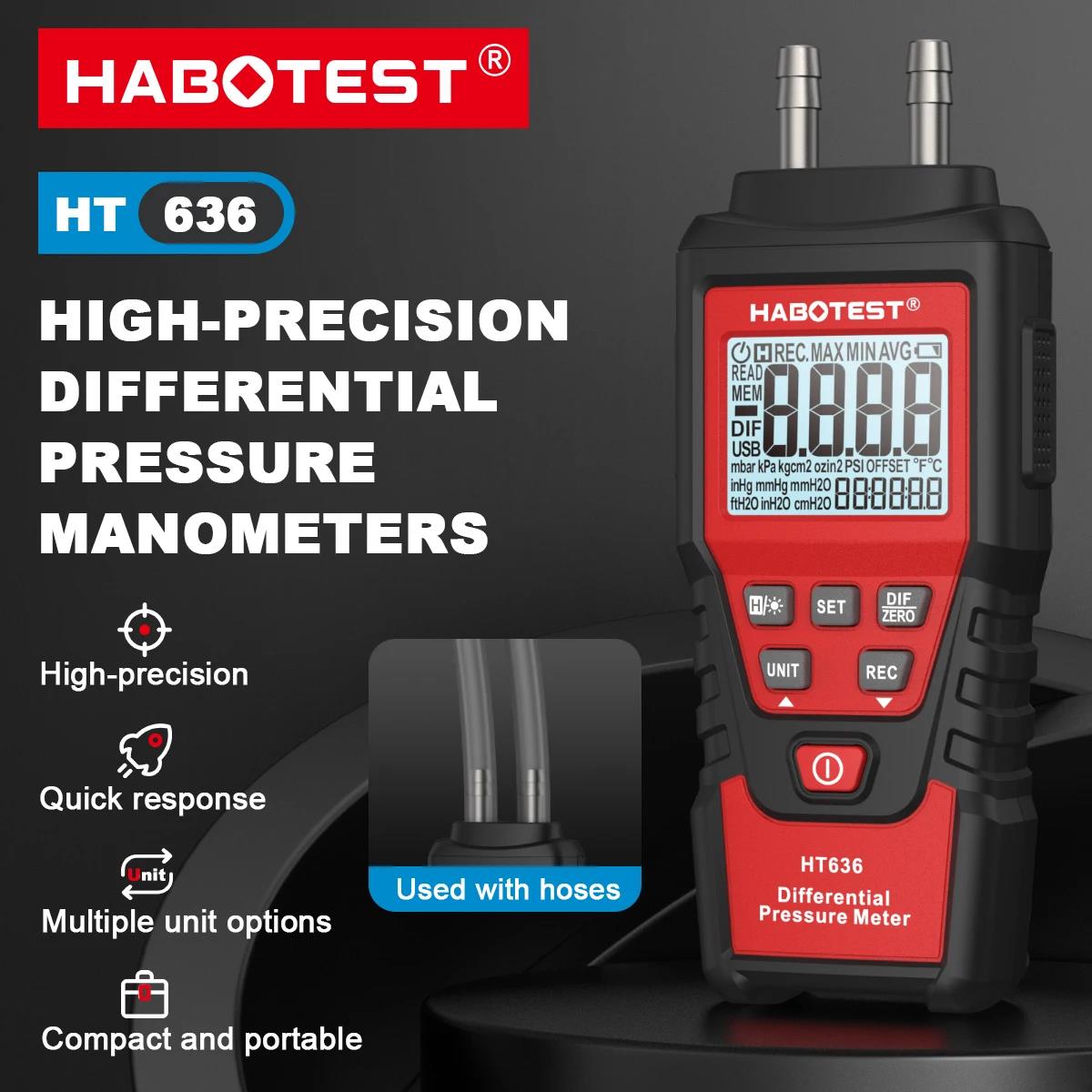 HABOTEST HT636 Digital Pressur - Analog Meter Gauge ulasan dan harga
