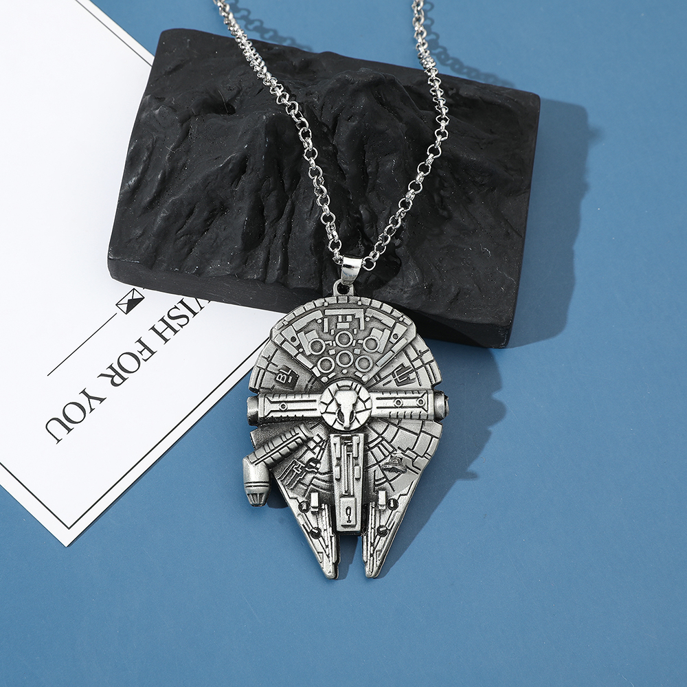 Vintage Spaceship Model Metal  - Vintage Necklace ulasan dan harga