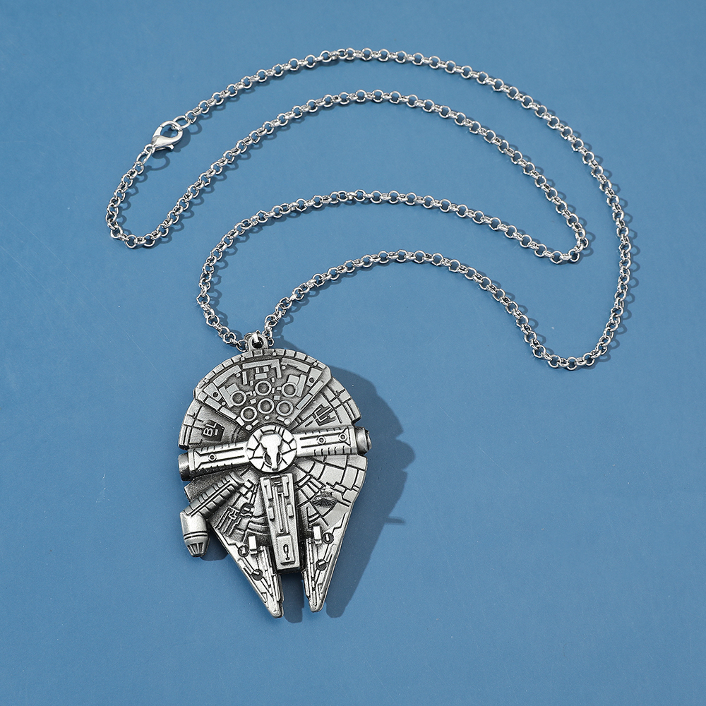 Vintage Spaceship Model Metal  - Vintage Necklace ulasan dan harga