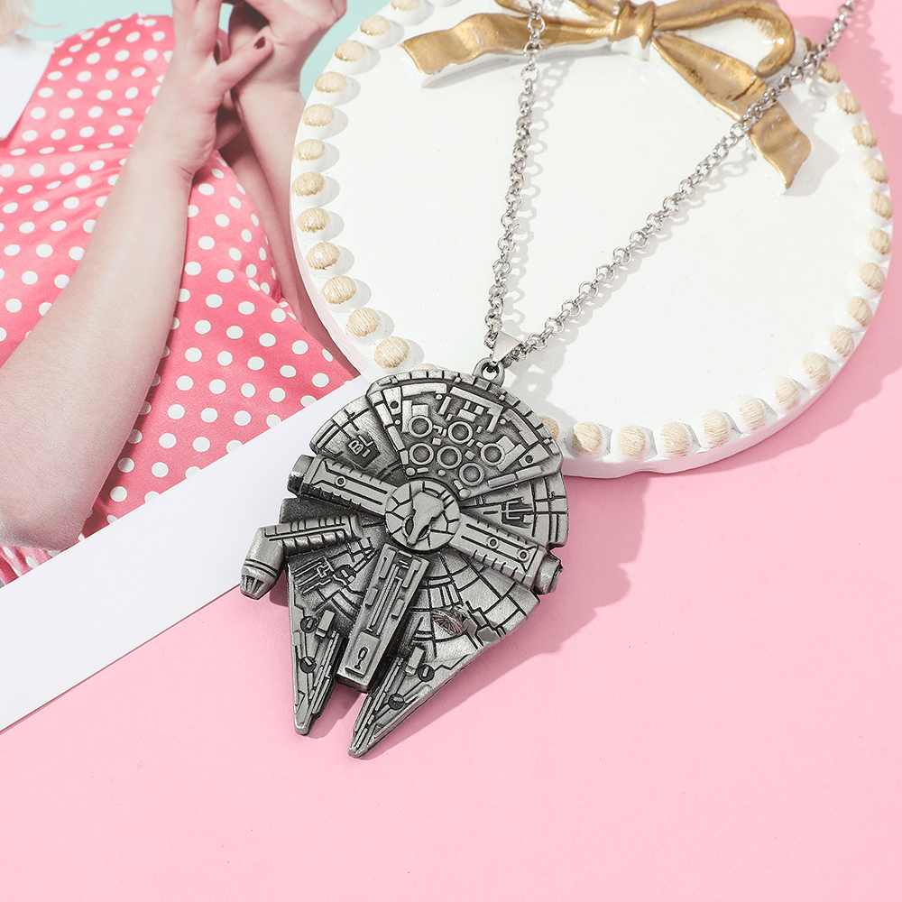 Vintage Spaceship Model Metal  - Vintage Necklace ulasan dan harga