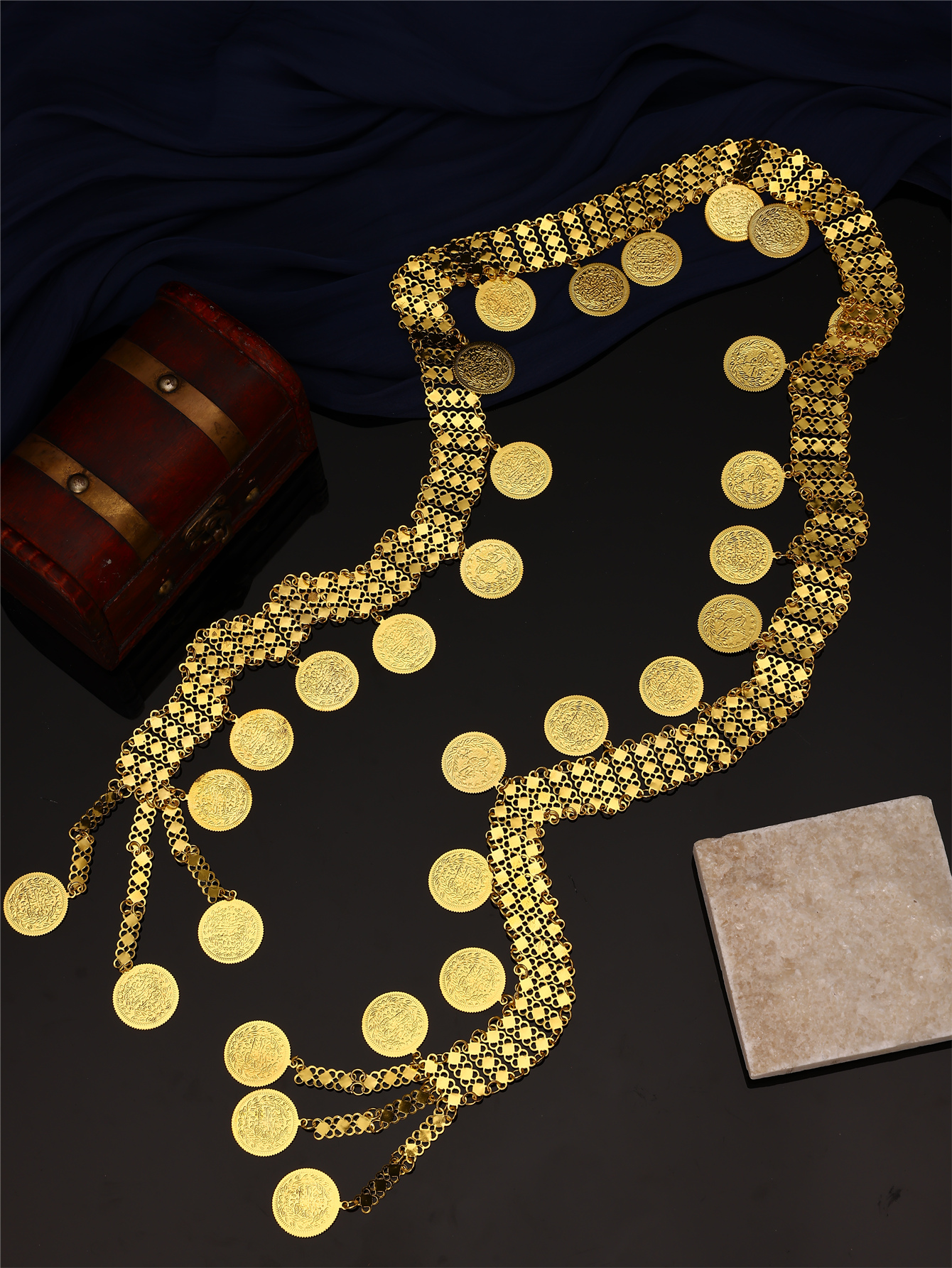 Luxurious Retro Women's Body C - Vintage Collectible Coins ulasan dan harga