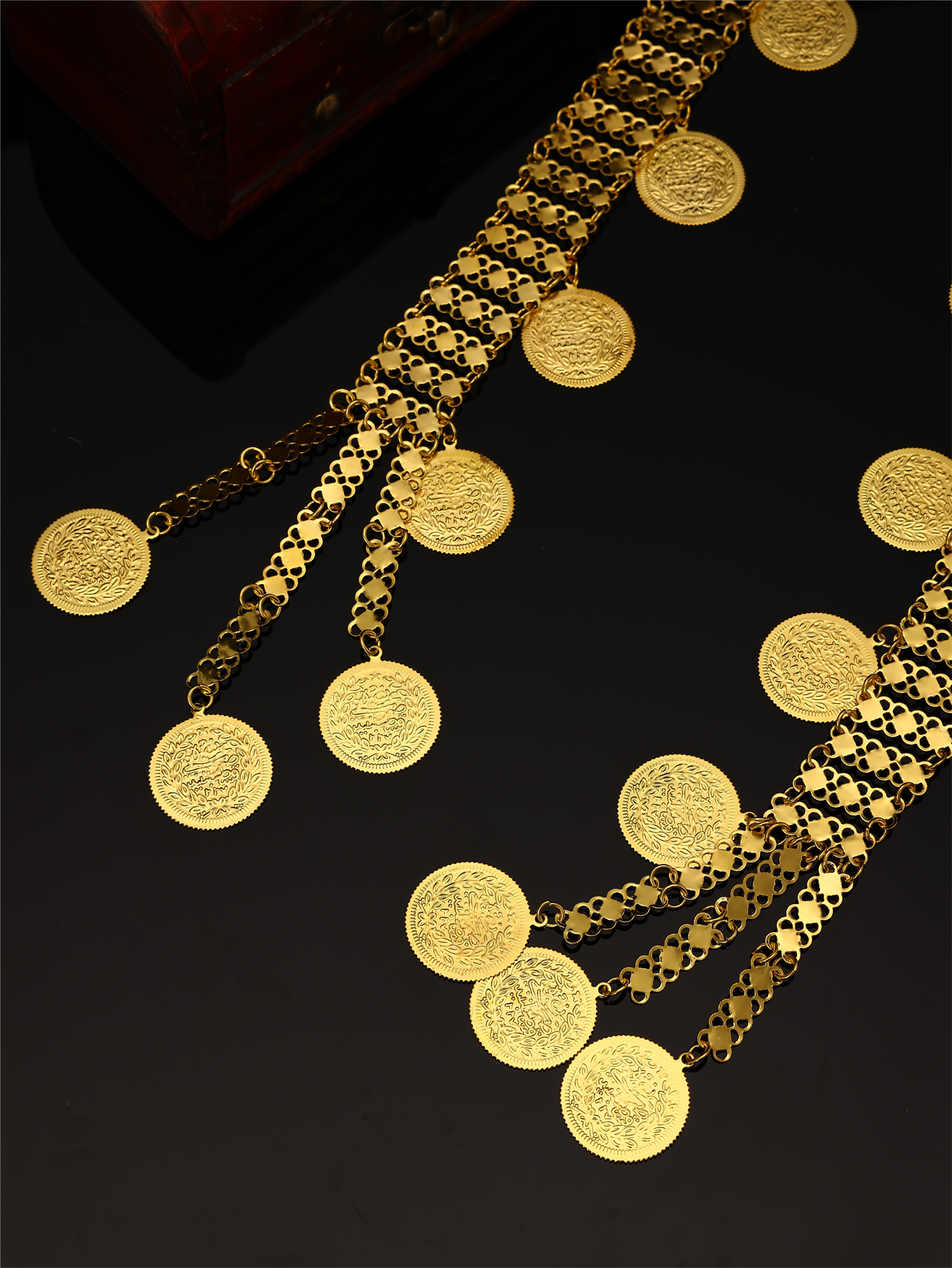 Luxurious Retro Women's Body C - Vintage Collectible Coins ulasan dan harga
