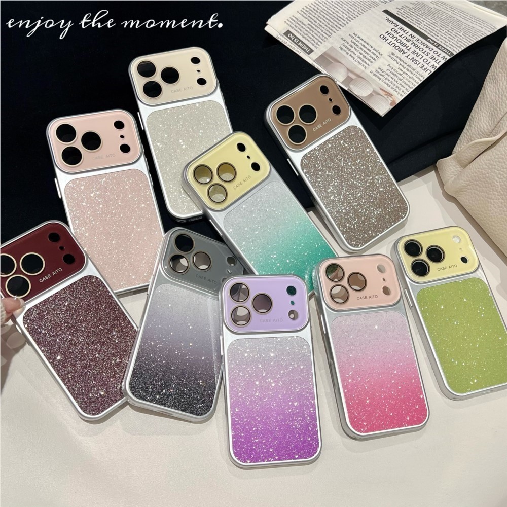 Bling Glitter Gradient Case fo - Camera Leather Case ulasan dan harga