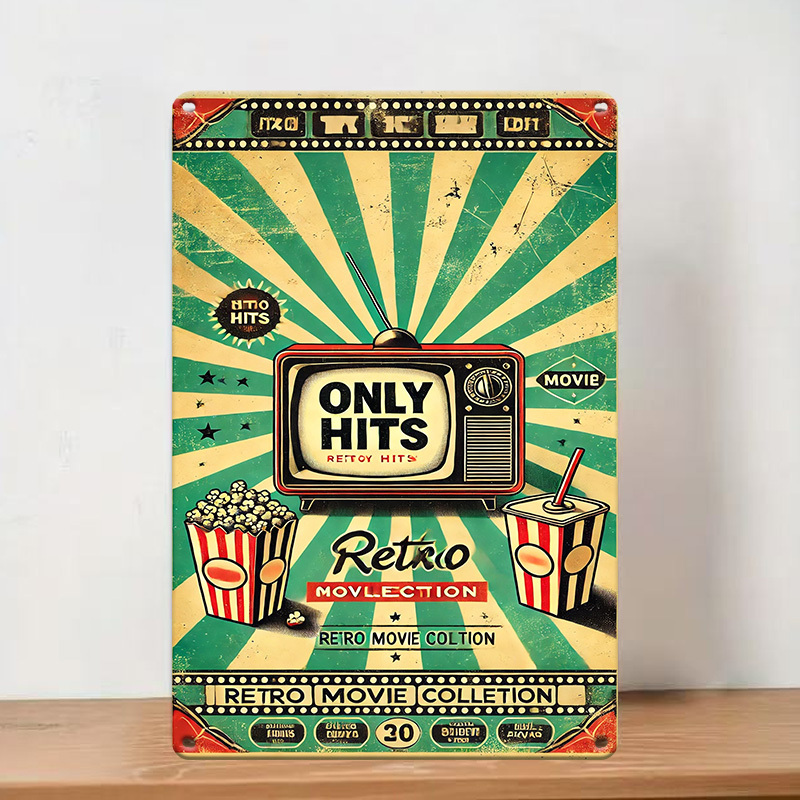 Retro Movie Collection Poster  - Vintage Collectible Tins ulasan dan harga