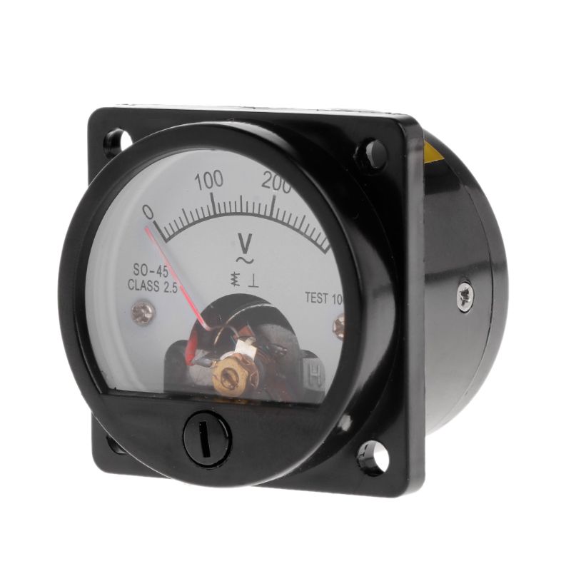 Voltmeter SO-45 AC 0-300V Roun - Analog Meter Gauge ulasan dan harga