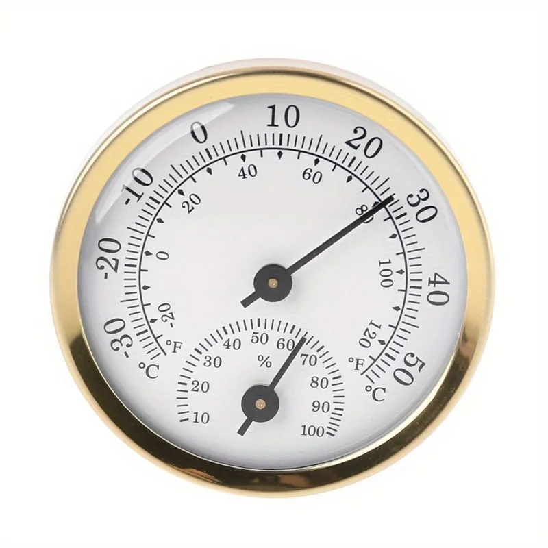 Mini 2 in 1 Thermometer Hygrom - Analog Meter Gauge ulasan dan harga