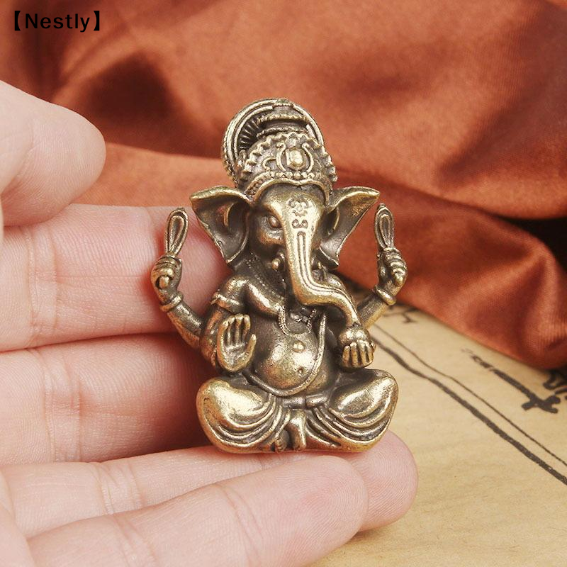 Vintage Brass Thai Elephant Go - Vintage Collectible Ornaments ulasan dan harga