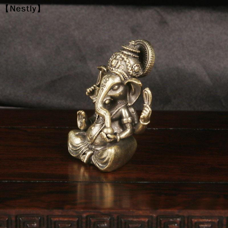 Vintage Brass Thai Elephant Go - Vintage Collectible Ornaments ulasan dan harga