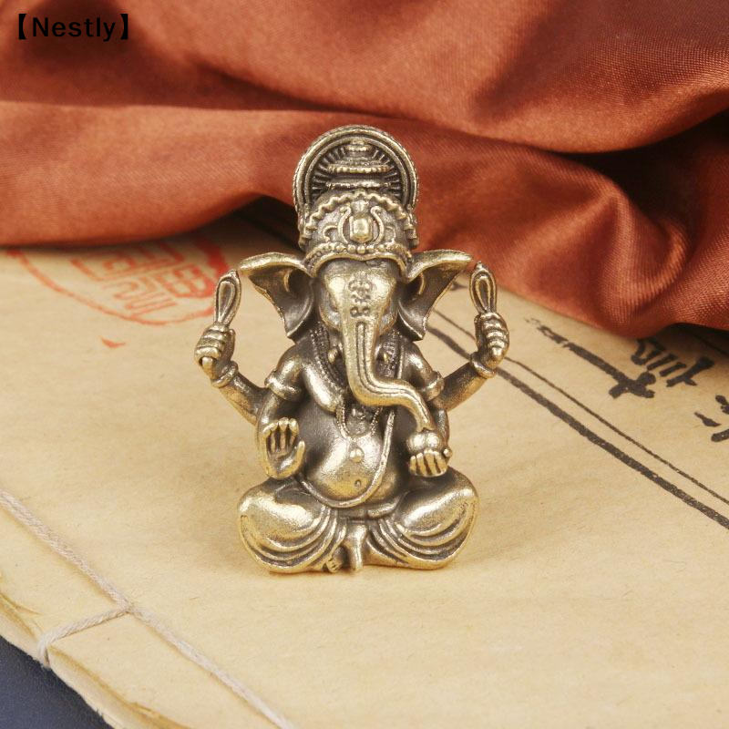 Vintage Brass Thai Elephant Go - Vintage Collectible Ornaments ulasan dan harga