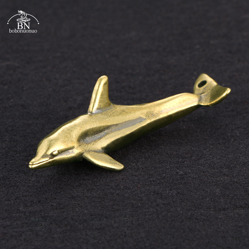 Solid Brass Dolphin Ornaments  - Vintage Collectible Ornaments ulasan dan harga