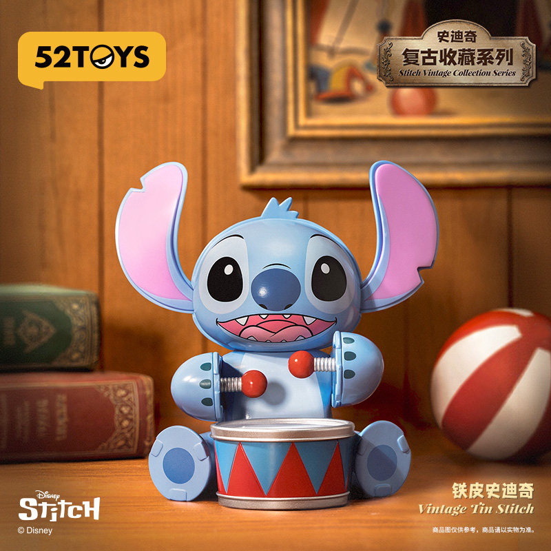 Genuine 52TOYS Disney Stitch V - Vintage Disney Collectible ulasan dan harga