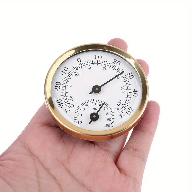 Mini 2 in 1 Thermometer Hygrom - Analog Meter Gauge ulasan dan harga