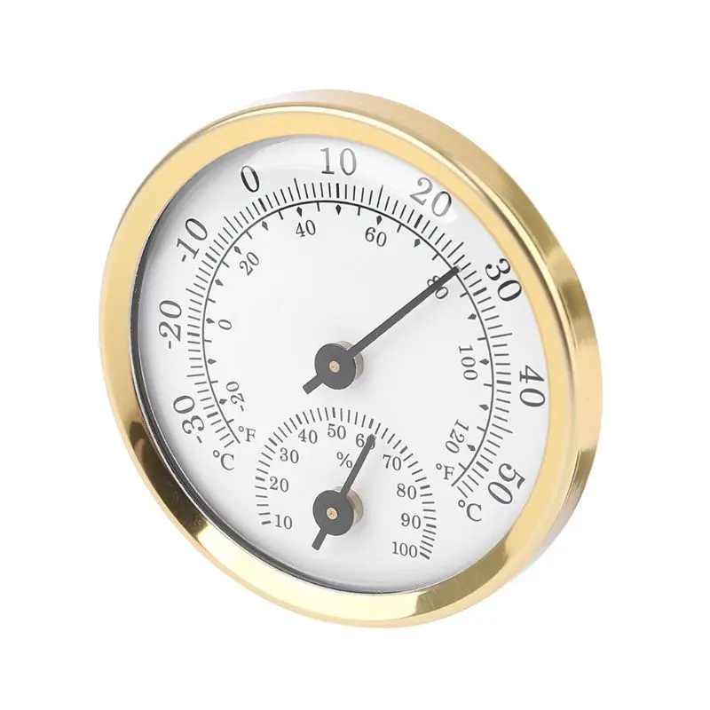 Mini 2 in 1 Thermometer Hygrom - Analog Meter Gauge ulasan dan harga