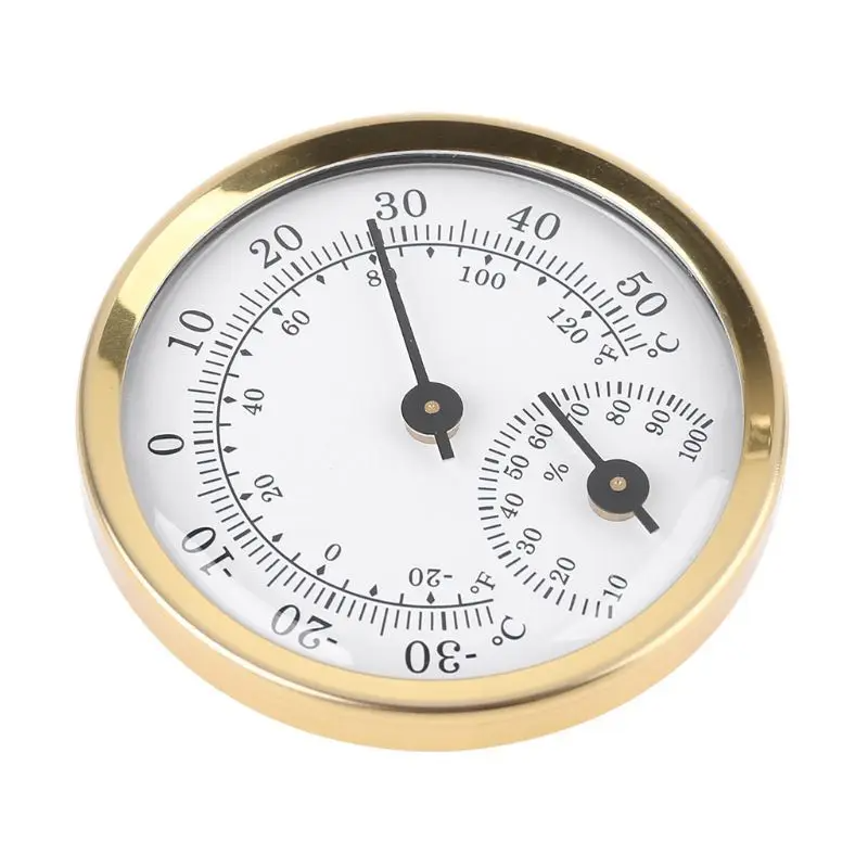 Mini 2 in 1 Thermometer Hygrom - Analog Meter Gauge ulasan dan harga