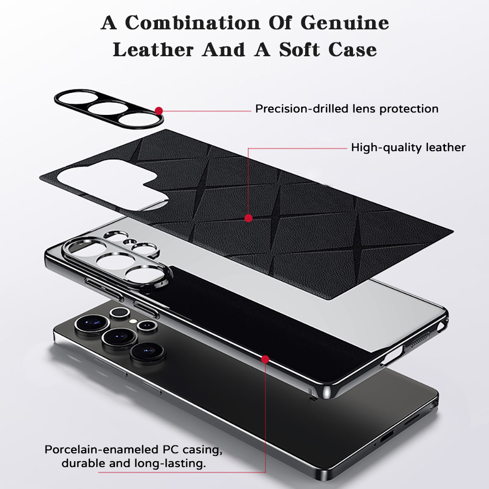Leather Plating For Samsung S2 - Camera Leather Case ulasan dan harga
