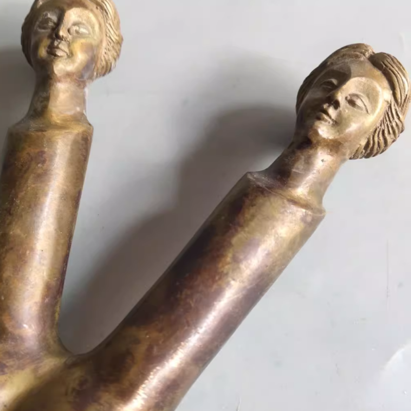 Chinese Vintage Bronze Mermaid - Vintage Collectible Ornaments ulasan dan harga
