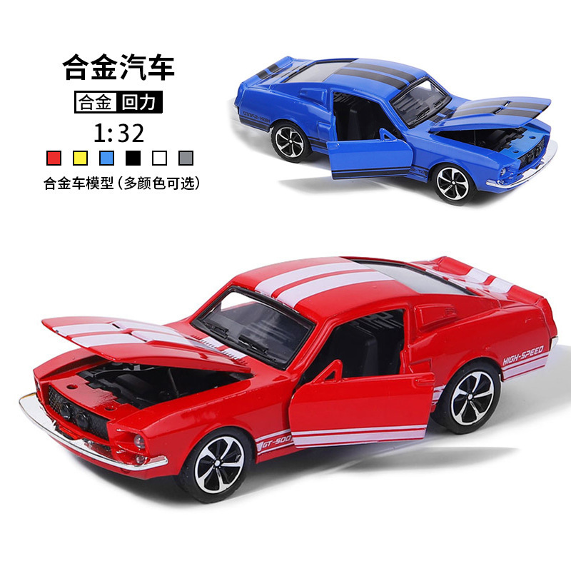 1:32 Diecast Alloy Ford Mustan - Vintage Collectibles & More Llc Photos ulasan dan harga