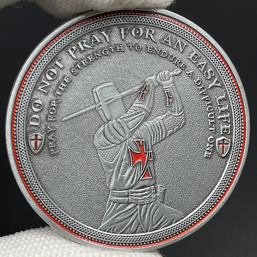 Knight Templar Challenge Coin  - Vintage Collectible Coins ulasan dan harga