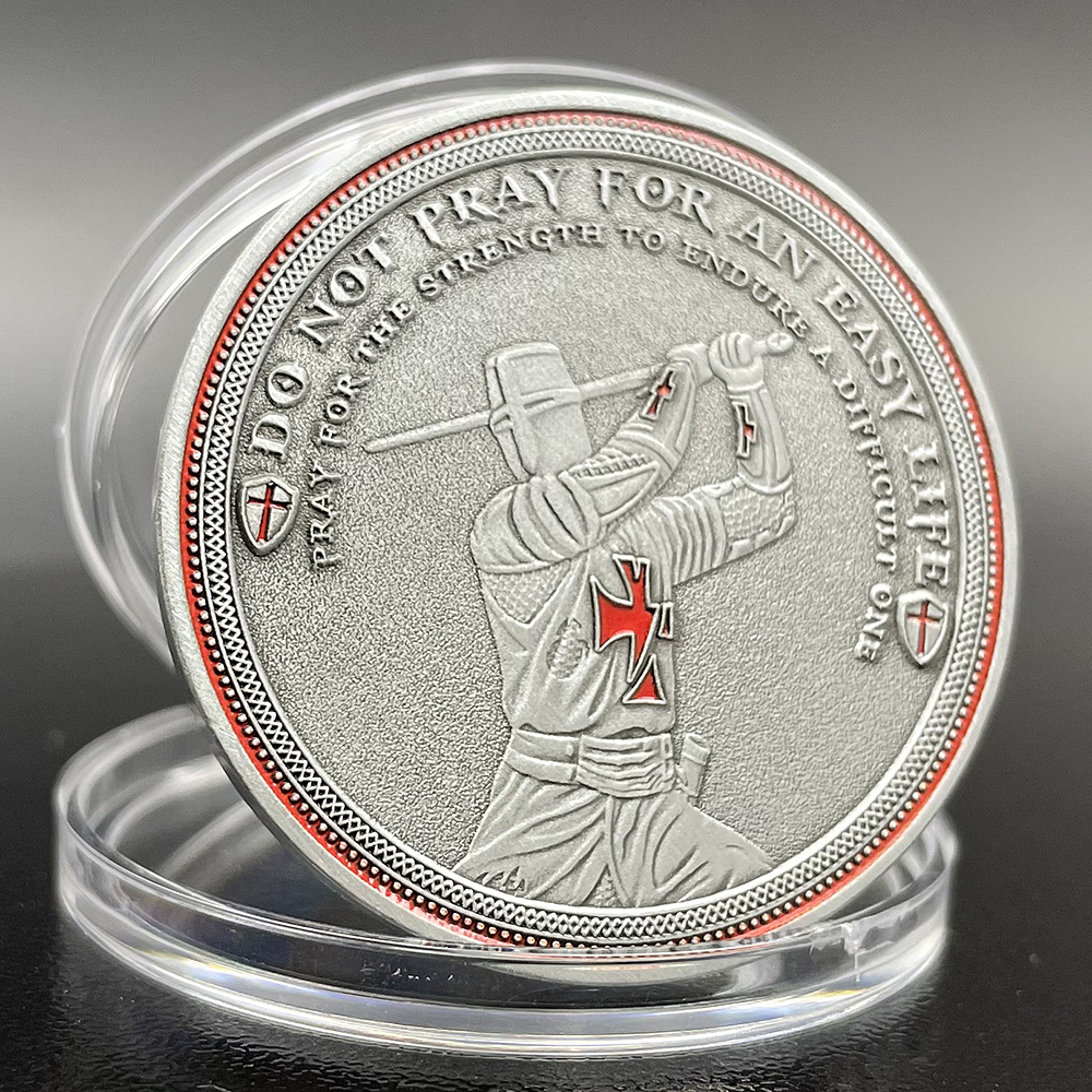 Knight Templar Challenge Coin  - Vintage Collectible Coins ulasan dan harga